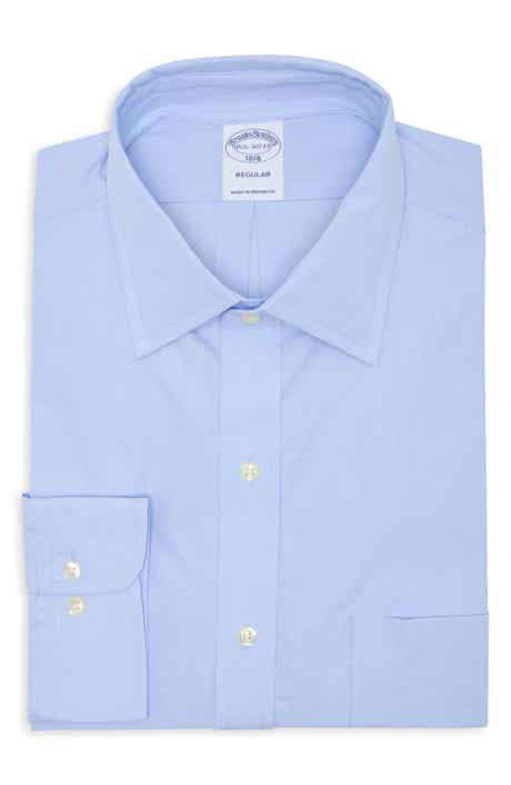 Micro Check Print Regular Fit Cotton Dress Shirt