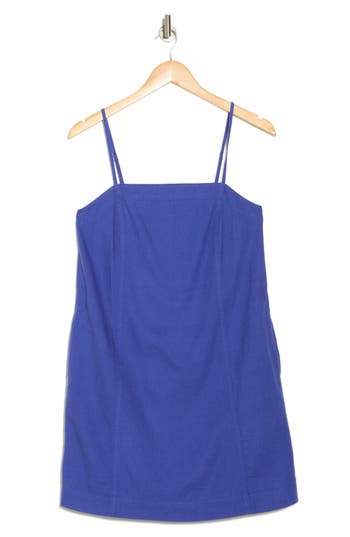 Madewell Max Minidress In Bluestone