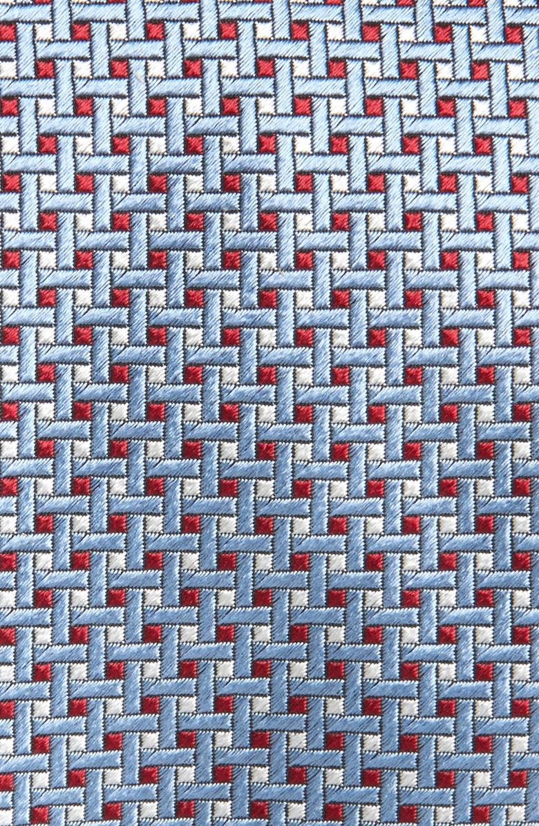 Brioni Geometric Pattern Silk Tie, Alternate, color, 