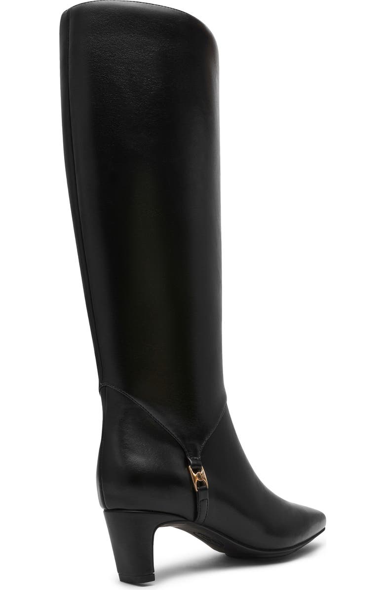Anne Klein Iverson Knee High Boot, Alternate, color, Black Smooth