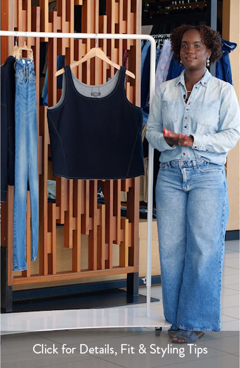 Reversible Essential Stretch Cotton Tank, sales video thumbnail