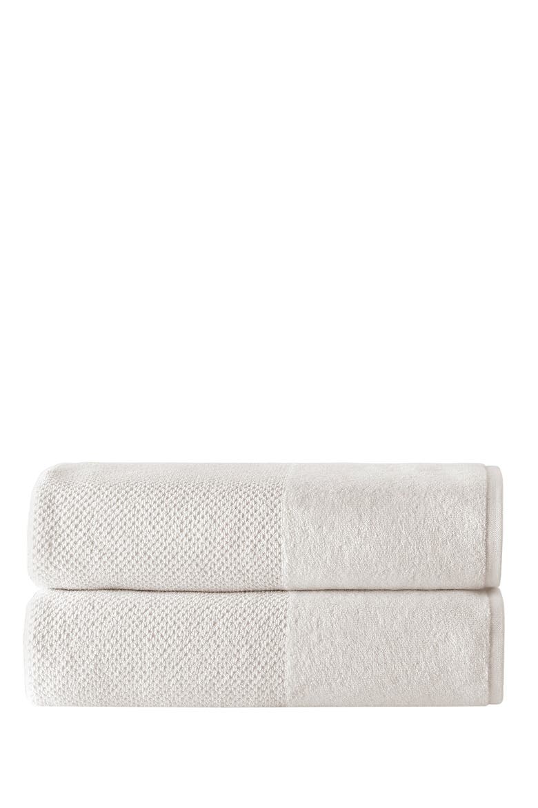 Incanto Turkish Cotton Bath Towel - Cream - Set of 2, Main, color, CREAM
