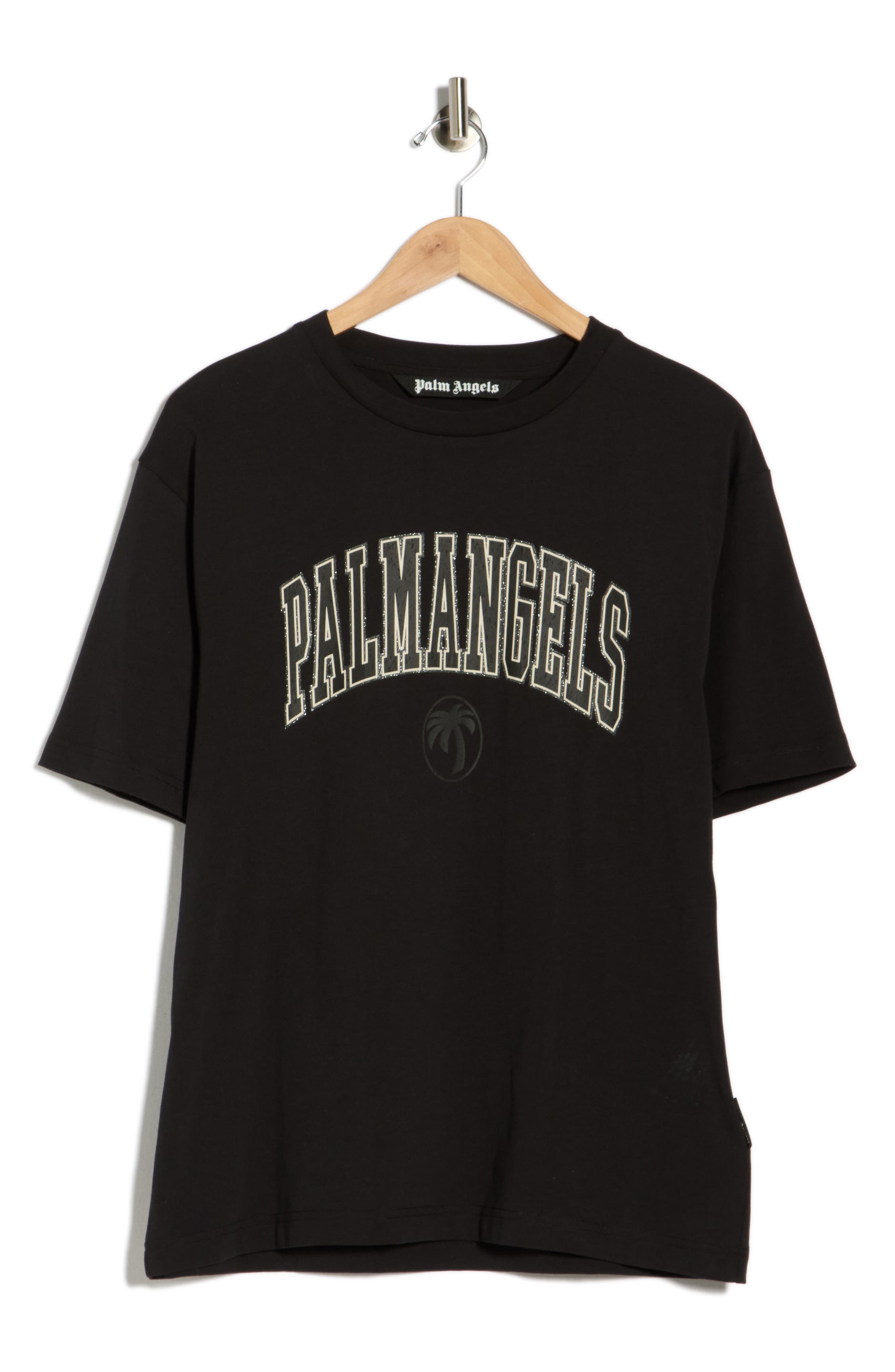 Palm Angels Arched Logo Graphic T-Shirt