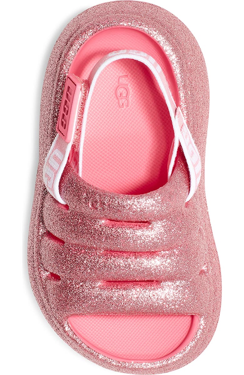 UGG<sup>®</sup> Kids' Sport Yeah Glitter Slingback Sandal, Alternate, color,