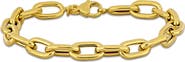 Julianna B. Oval Link Chain Bracelet 10k Yellow Gold