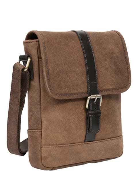 TRIM LEATHER CROSS BODY