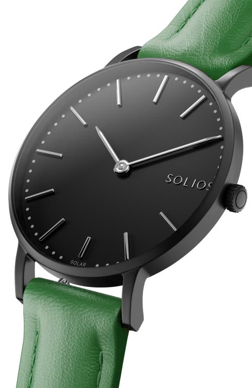 Solios Watches The Solar Classic | Black Dial