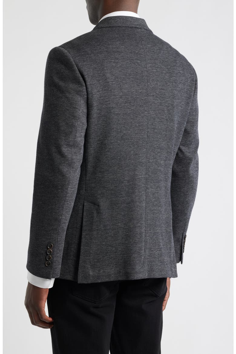 Jetsetter Trim Fit Cotton Coat, Alternate, color, CHARCOAL WITH FLAPS