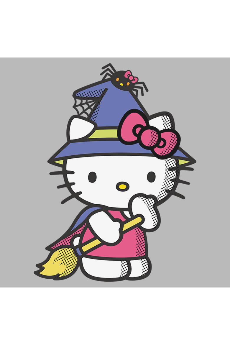 Men's Hello Kitty Halloween Party Costume  Graphic T-Shirt, Alternate, color, Ice Grey