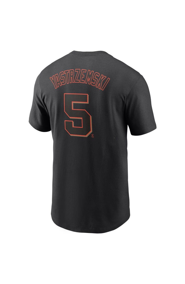 Nike Men's Nike Mike Yastrzemski Black San Francisco Giants Name & Number T-Shirt, Alternate, color, 