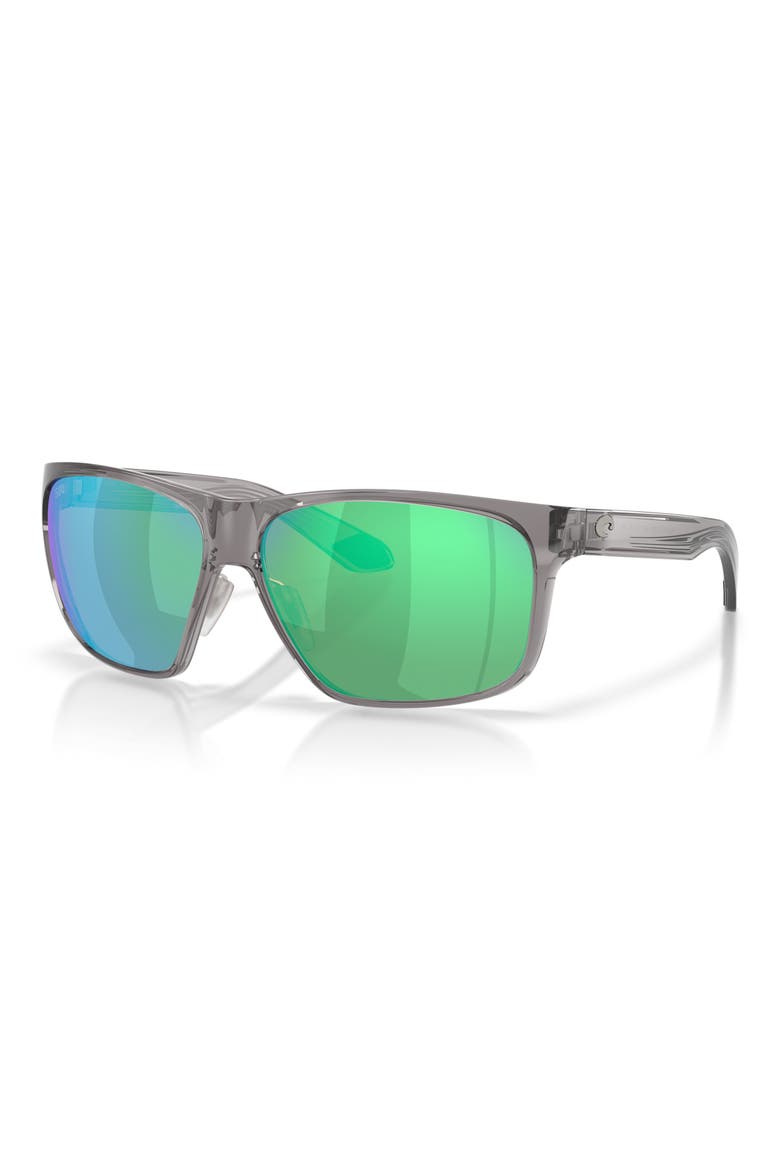 Trades 60mm Sunglasses, Alternate, color, SMOKE CRYSTAL / GREEN 580G