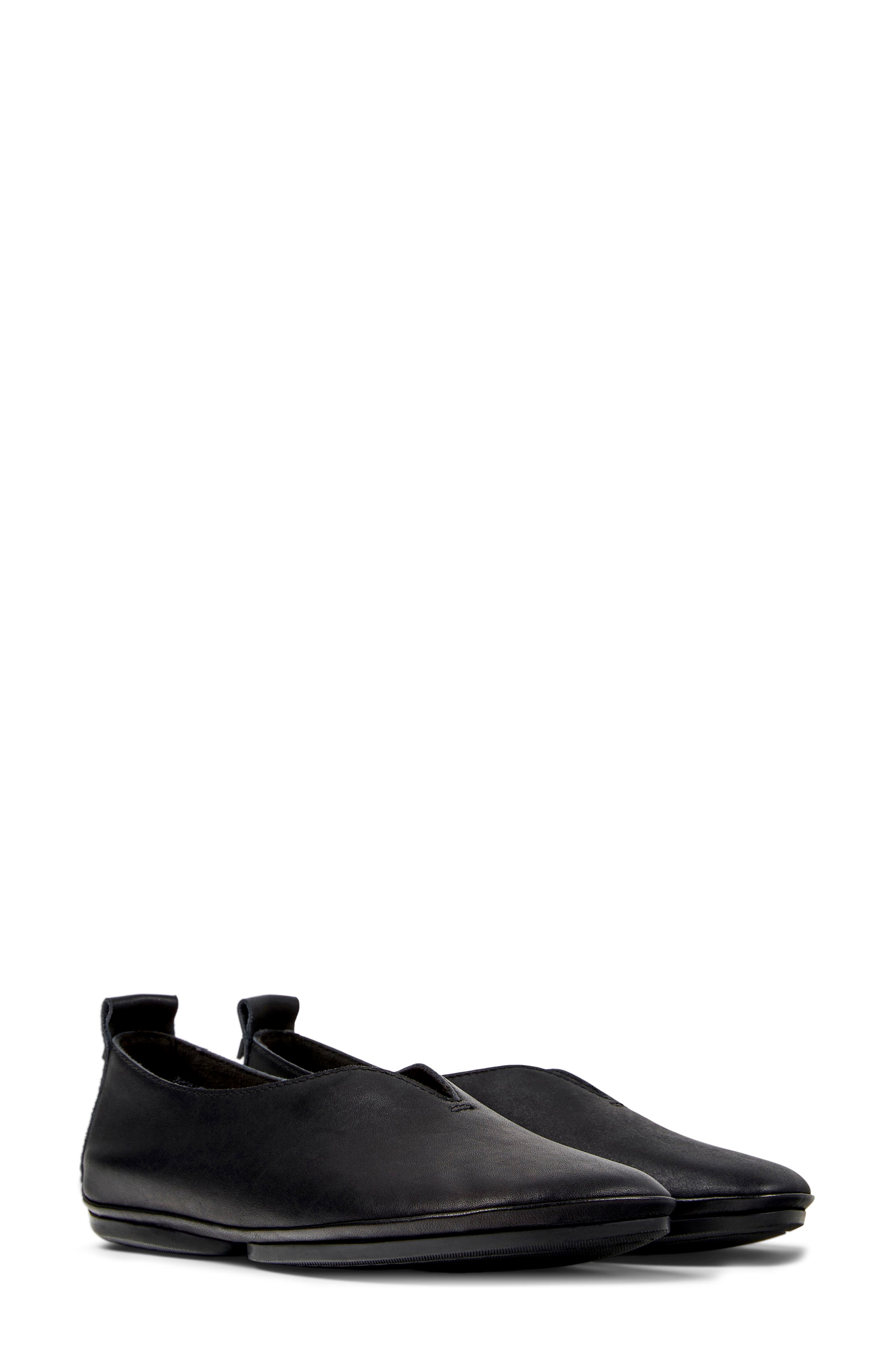 Camper Right Nina Ballet Flat, Main, color, Black