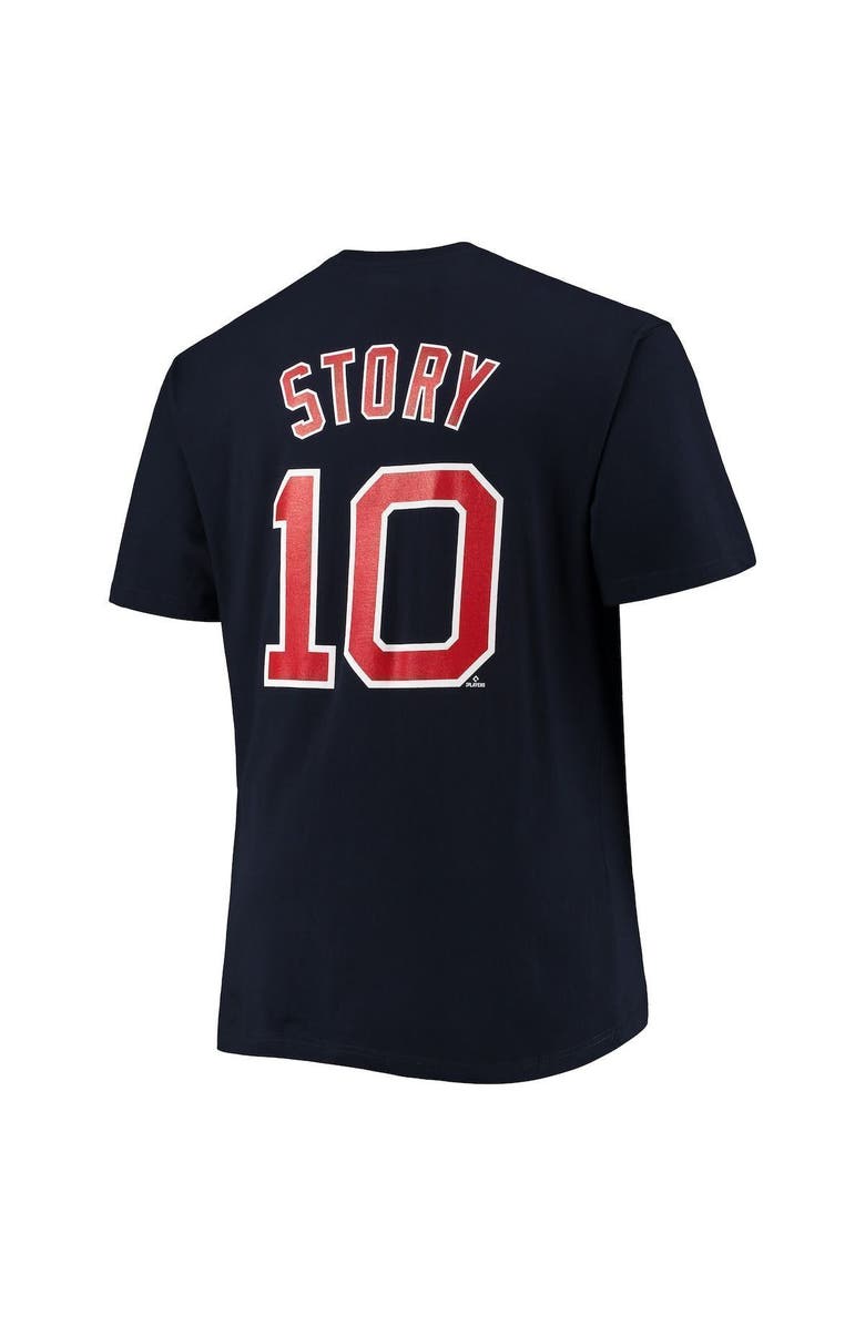 PROFILE Men's Trevor Story Navy Boston Red Sox Big & Tall Name & Number T-Shirt, Alternate, color,