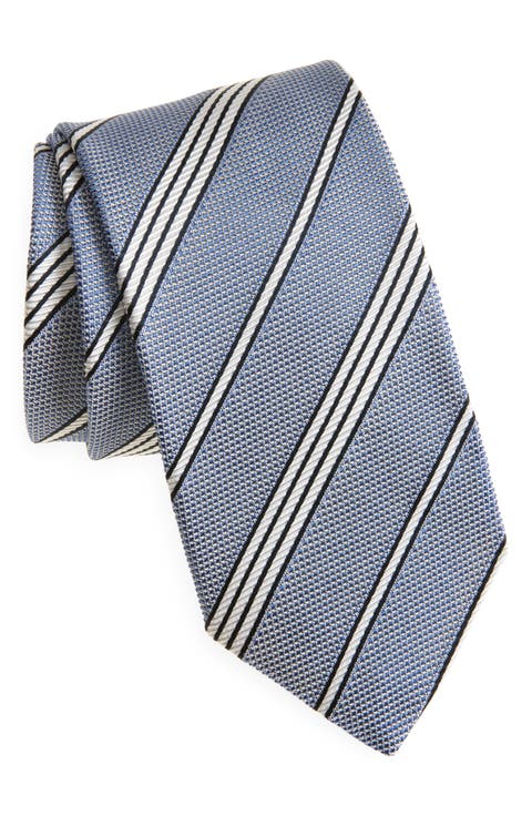 Grenadine Stripe Silk Tie