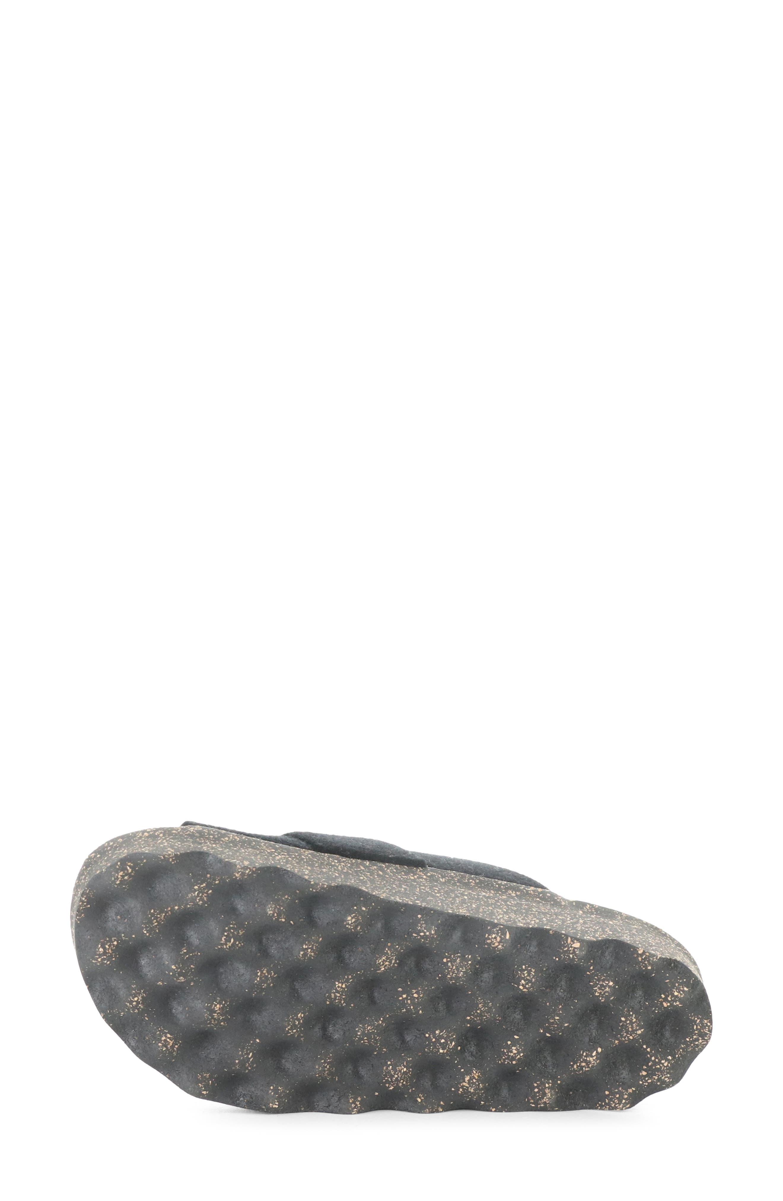 Asportuguesas by Fly London Clavi Wool Felt Slide Sandal, Alternate, color, Black