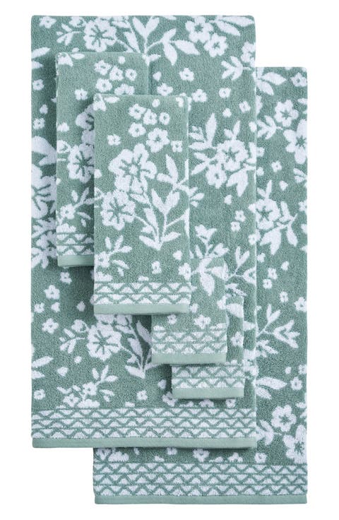 Folk Floral 6-Piece Assorted Towels