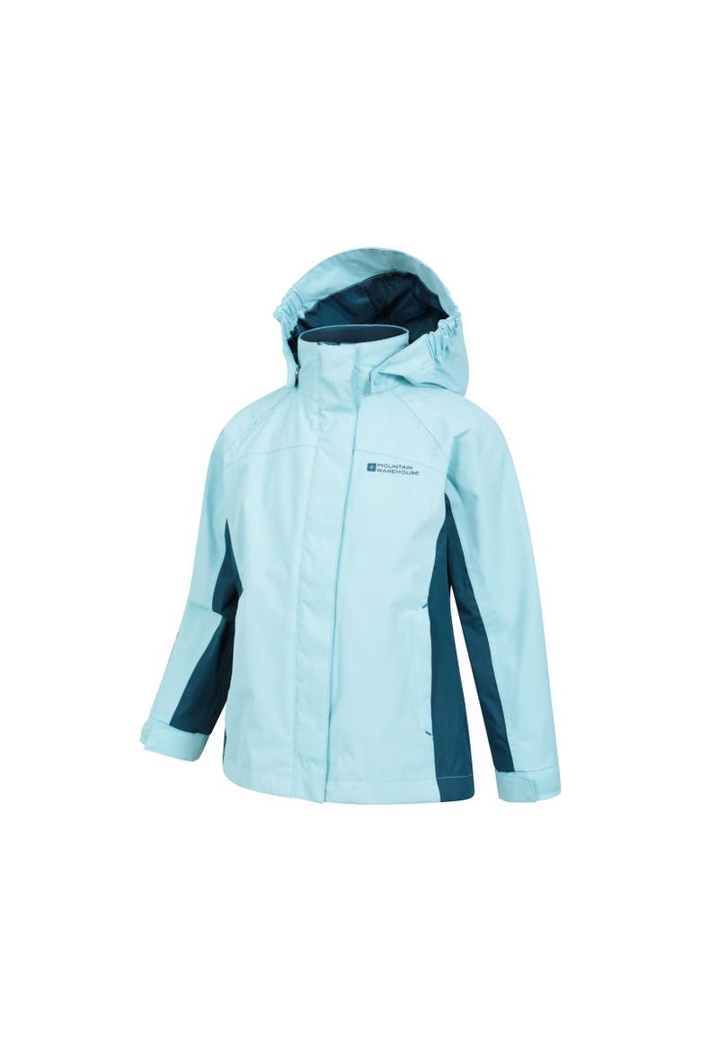 Childrens/Kids Shelly Waterproof Jacket, Alternate, color, Turquoise