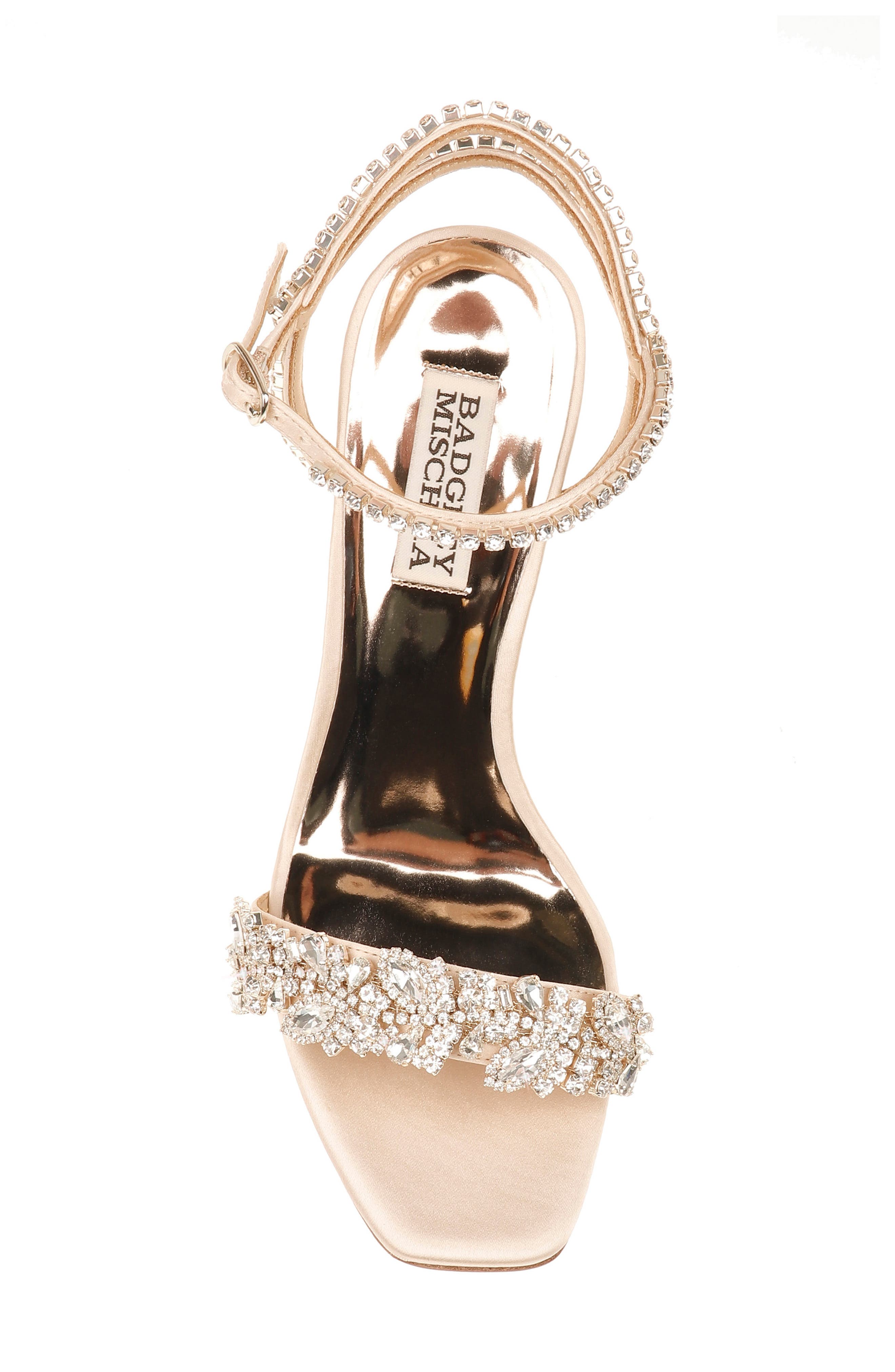 Jenna Wedge Sandal, Alternate, color, SOFT NUDE SATIN
