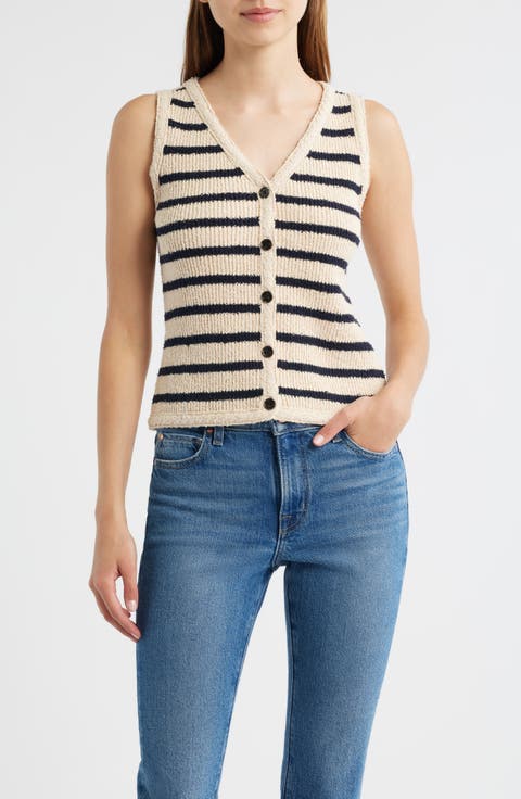 Sade Cotton Sweater Vest