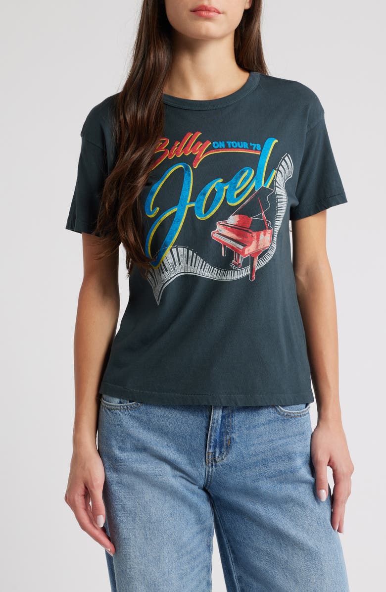 Daydreamer Billy Joel On Tour Cotton Graphic T-Shirt, Main, color,