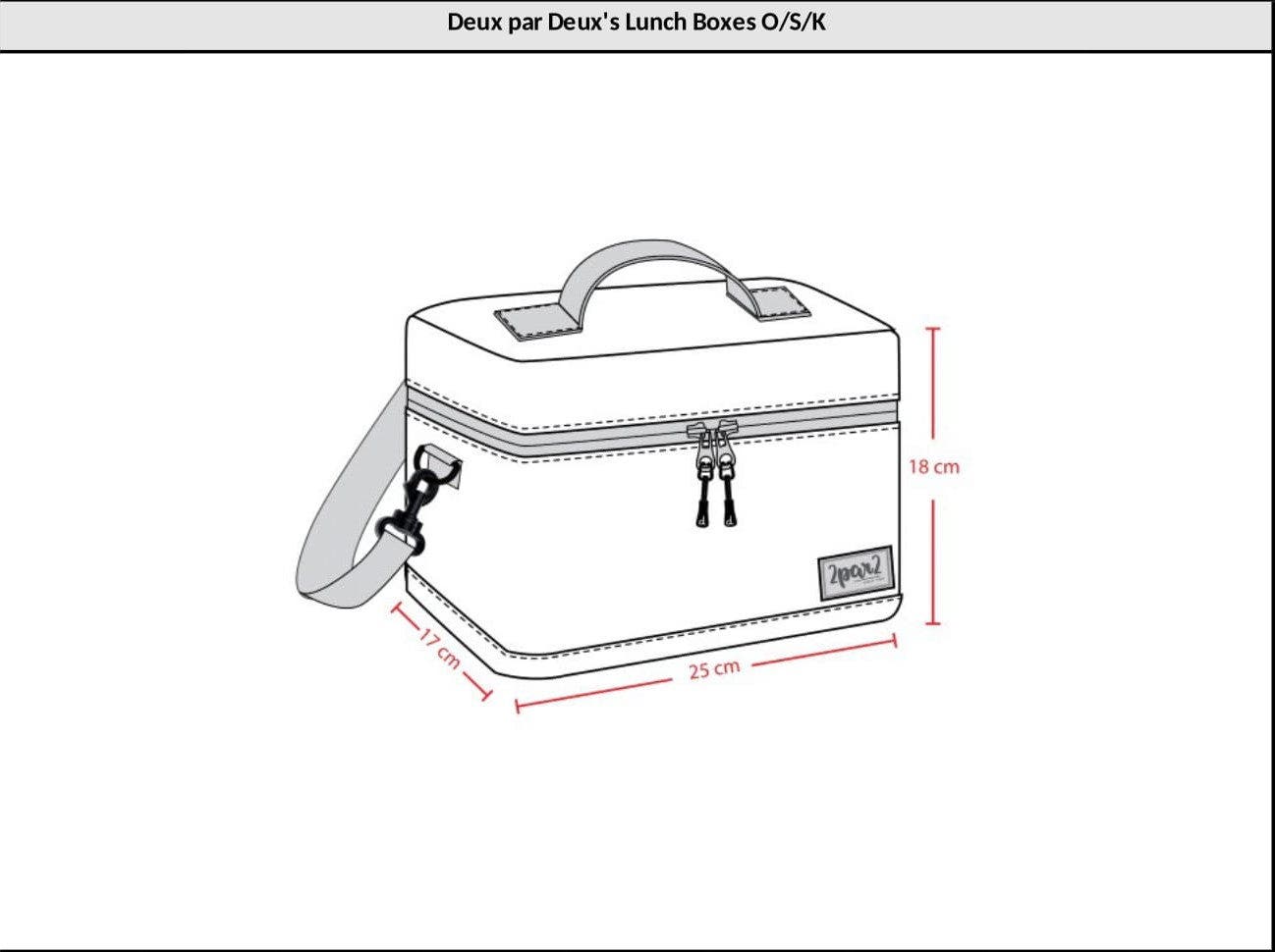 Deux par Deux Girl Lunch Box, Alternate, color, Black Flower