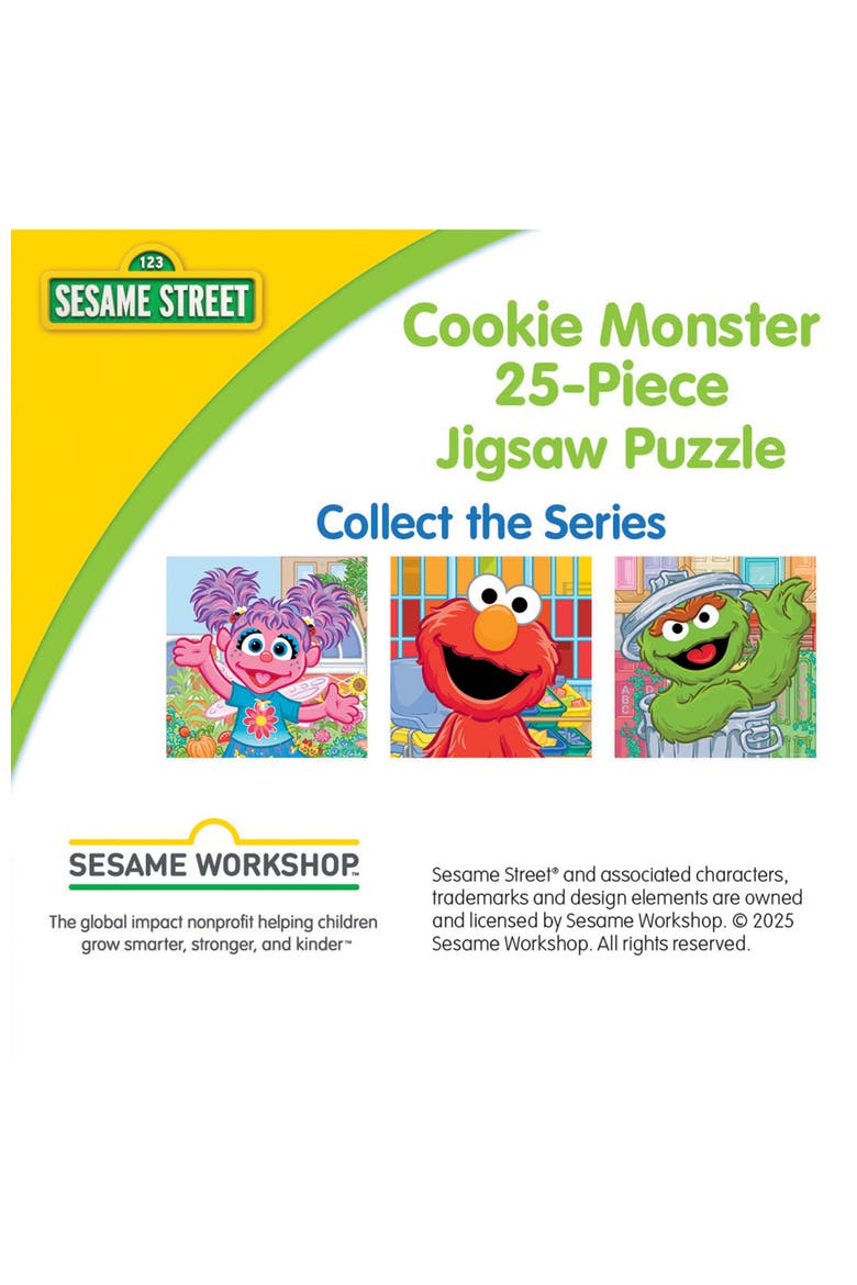 Sesame Street Cookie Monster 25 Puzzle, Alternate, color, Multicolor