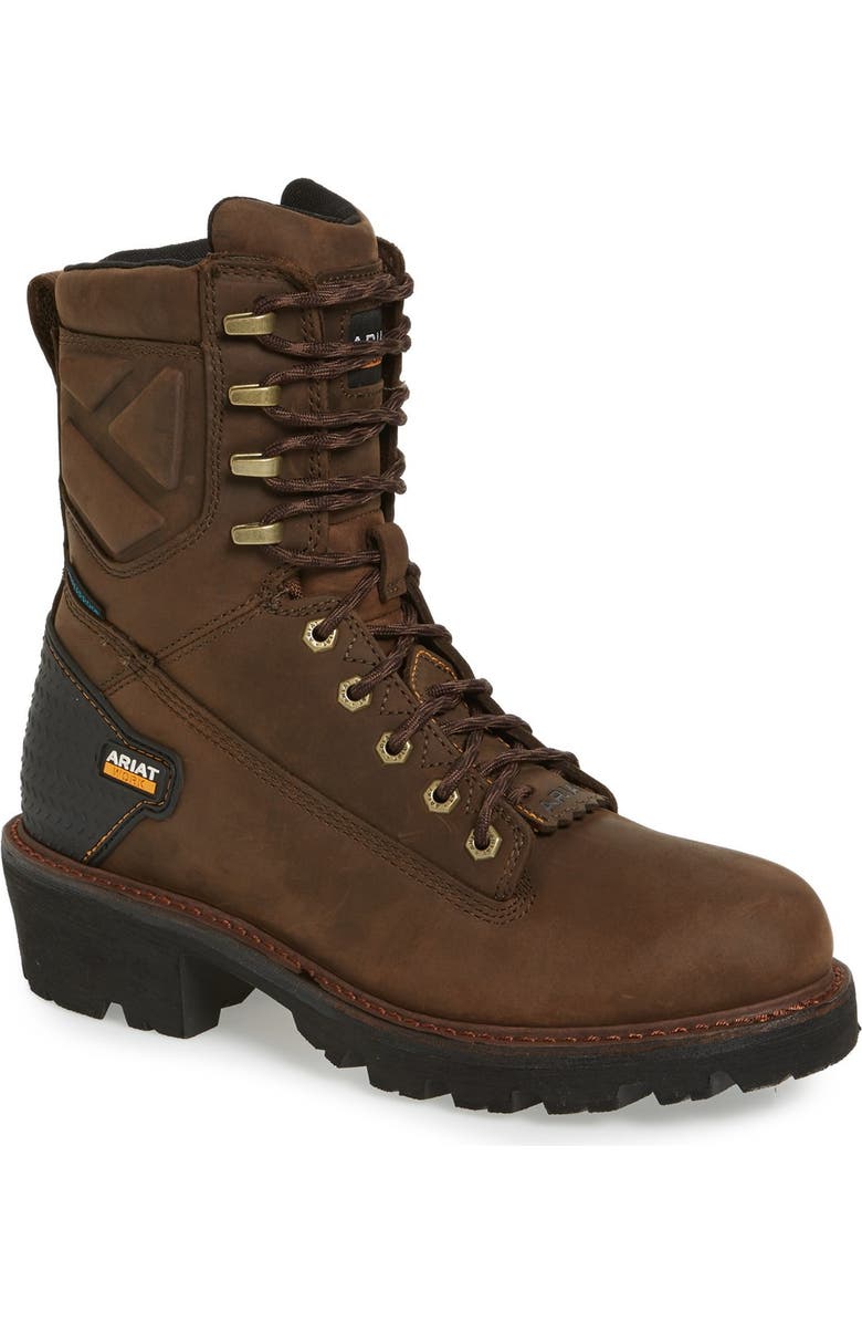 Ariat 'Powerline H2O' Waterproof Insulated Composite Toe Work Boot, Main, color,