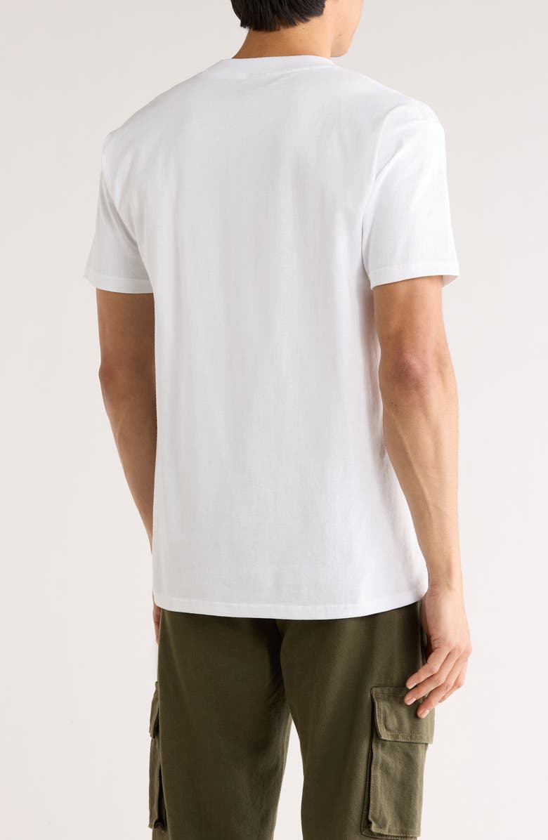 Obey Logo Dalmatian Graphic T-Shirt, Alternate, color, White