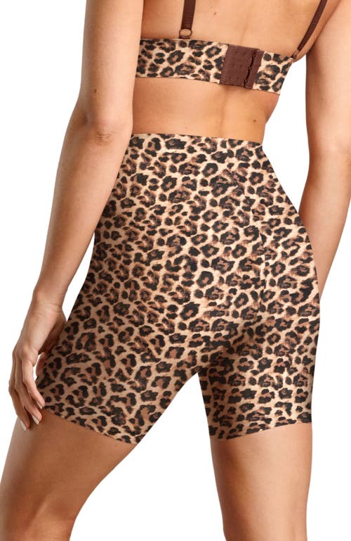 Siella No-show Bike Short In Animal Print
