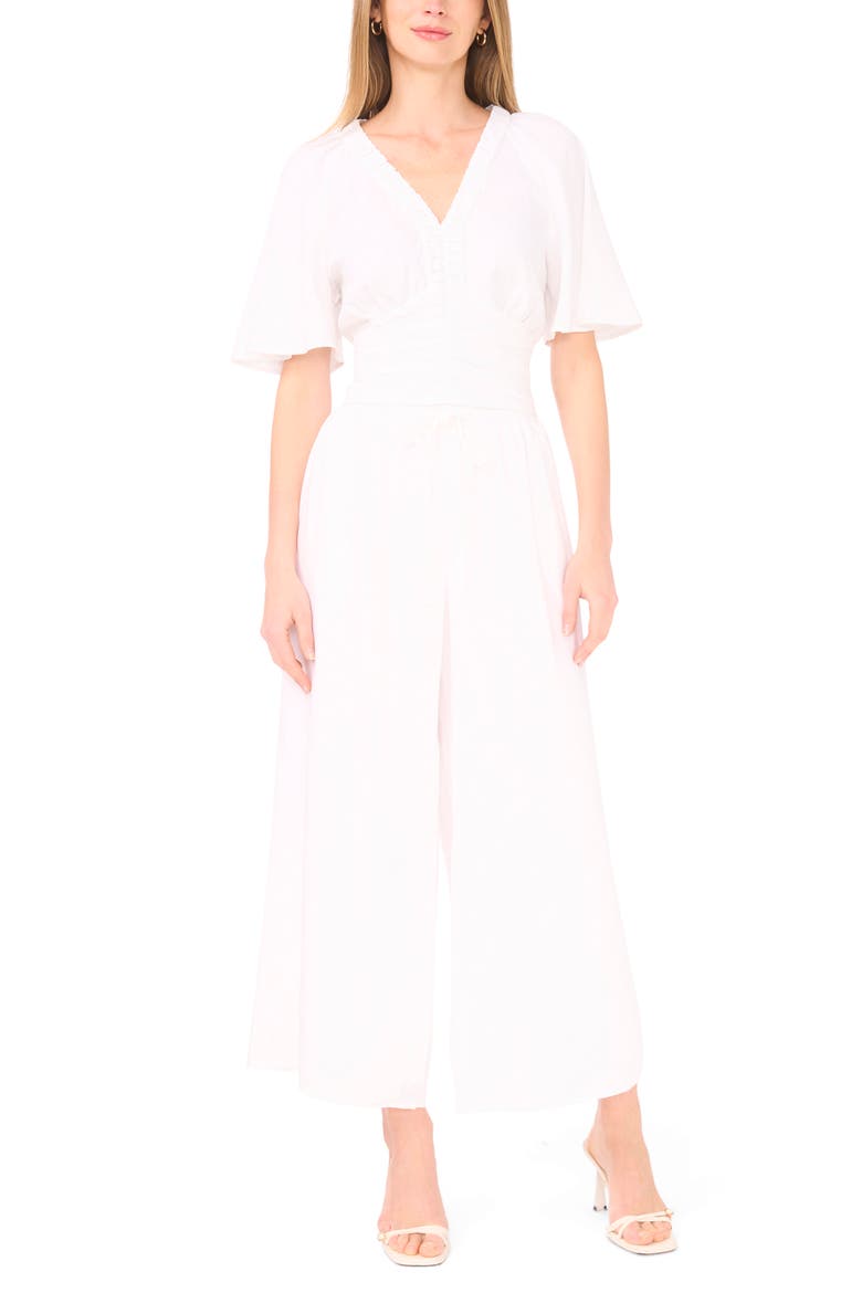 Flowy Drawstring Pants, Alternate, color, BRIGHT WHITE
