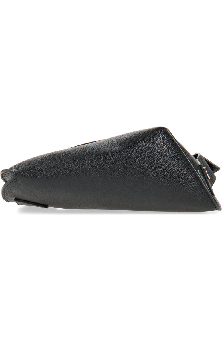 McQueen Large T-Bar Leather Sling Bag, Alternate, color,