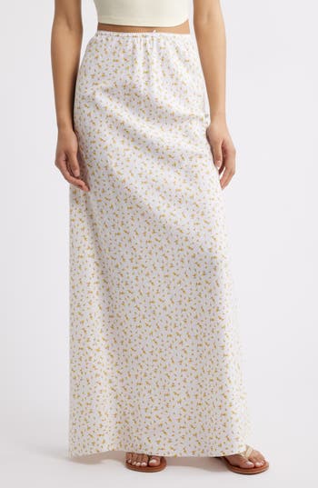 Bp. Maxi Skirt In White
