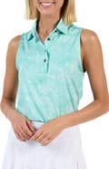 Kenny Flowers The Mulligan Mint - Ladies Sleeveless Golf Polo