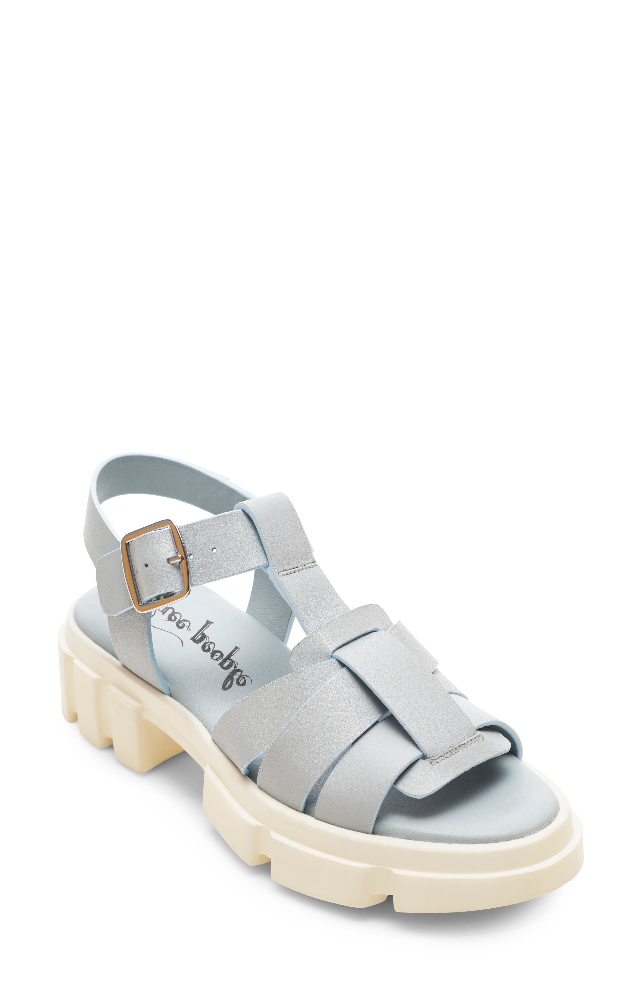Brooks Sandal, Main, color, BLUEBELL LEATHER