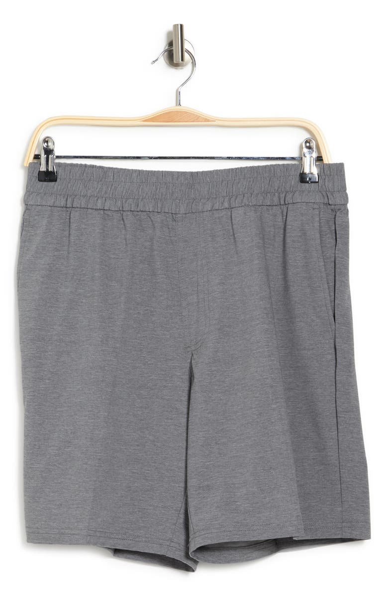 PGA TOUR 8" Pull-On Shorts, Alternate, color, Grey Heather