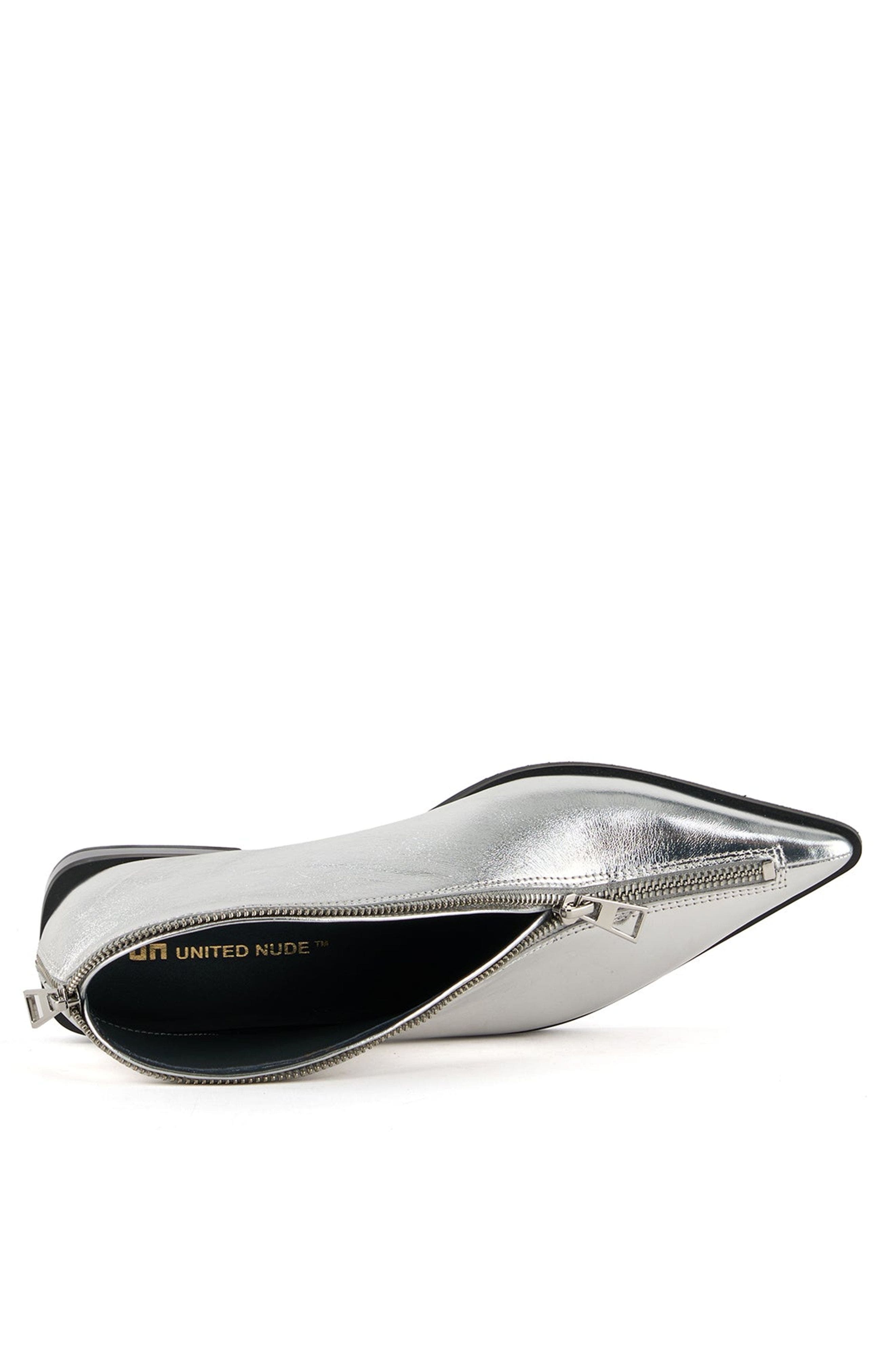 United Nude Stacy Lo Boot, Alternate, color, Silver