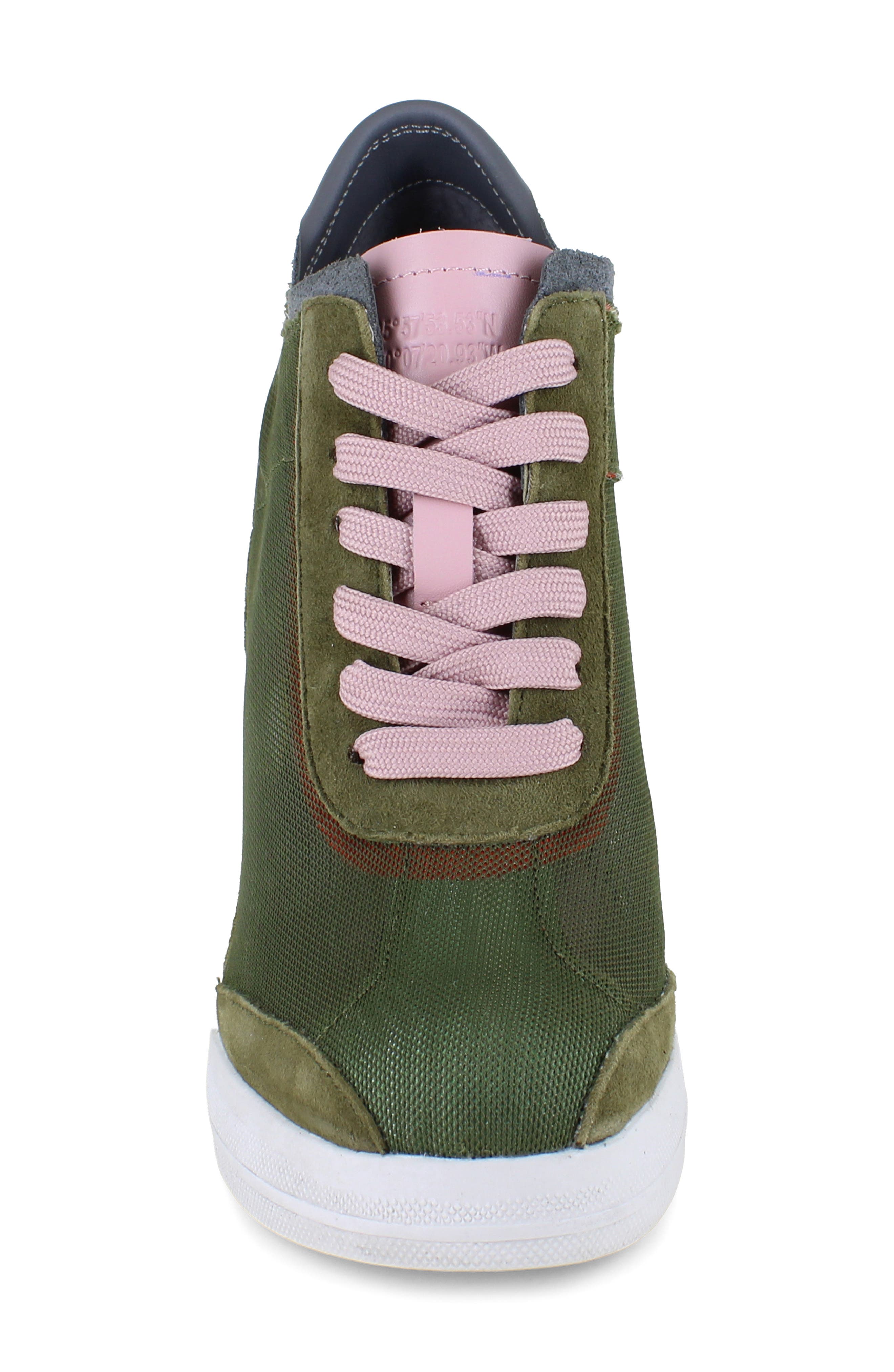 Sneaker Platform Pump, Alternate, color, ARMY GREEN MULTI