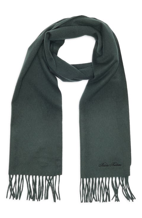 Wool & Cashmere Fringed Scarf