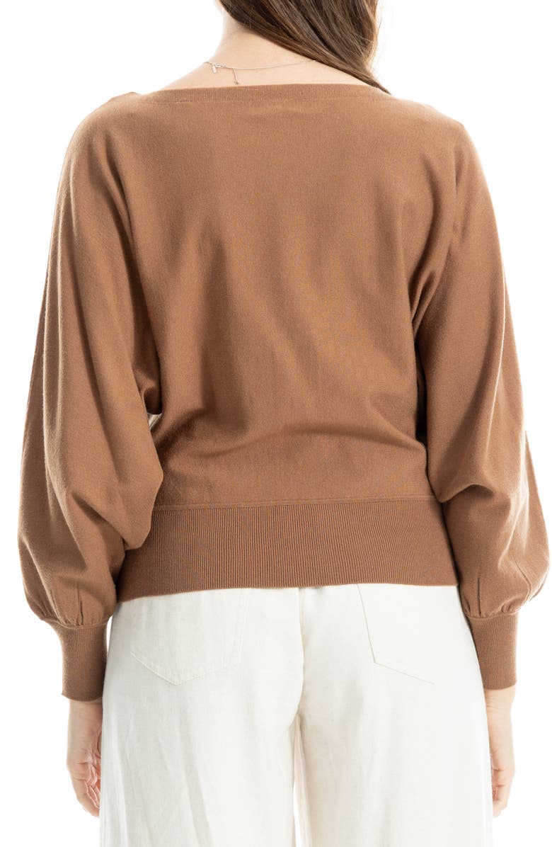 MAX STUDIO Dolman Sleeve Sweater, Alternate, color, Vicuna