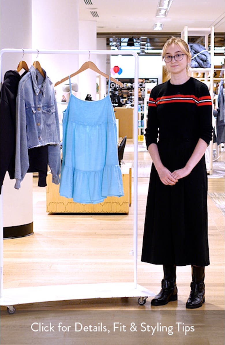Classic Surf Tiered Cotton Sundress, sales video thumbnail