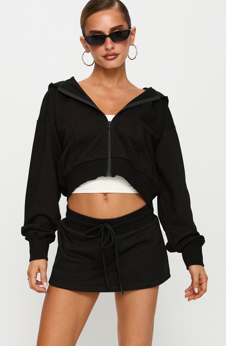 Princess Polly Down Low Drawstring Miniskort, Alternate, color, 