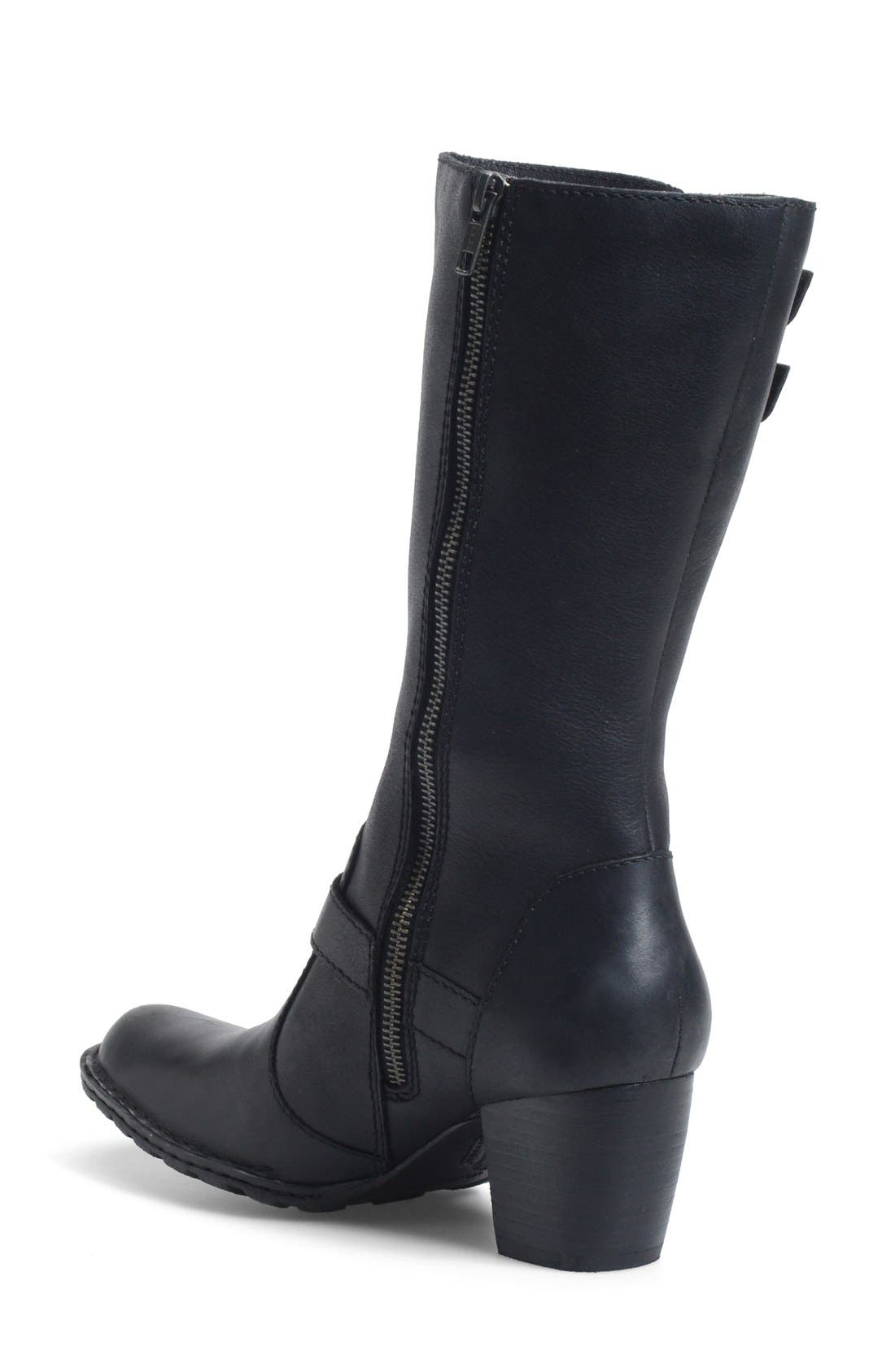 'Robyn' Boot, Alternate, color, BLACK