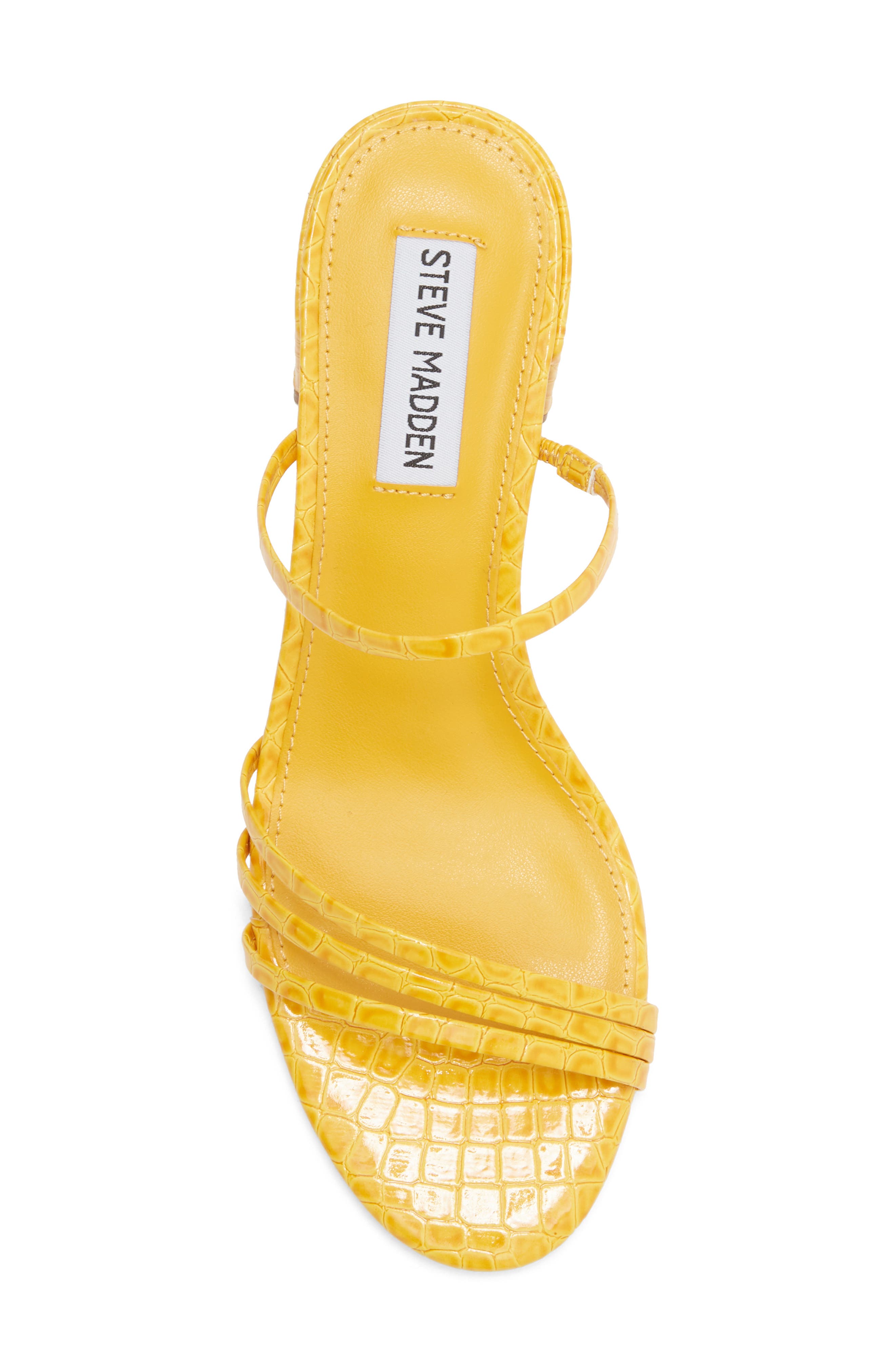 Miari Slide Sandal, Alternate, color, BRIGHT YELLOW CROCO