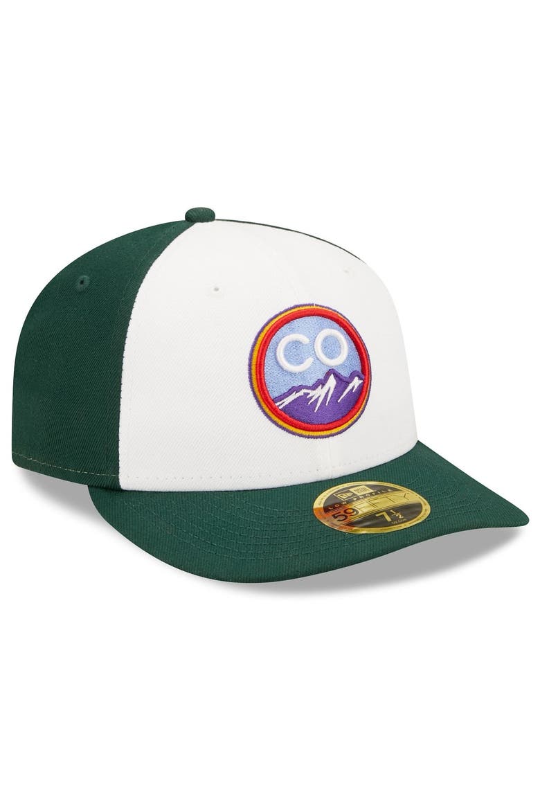 Men's New Era Green Colorado Rockies 2022 City Connect Low Profile 59FIFTY Fitted Hat, Alternate, color, Green