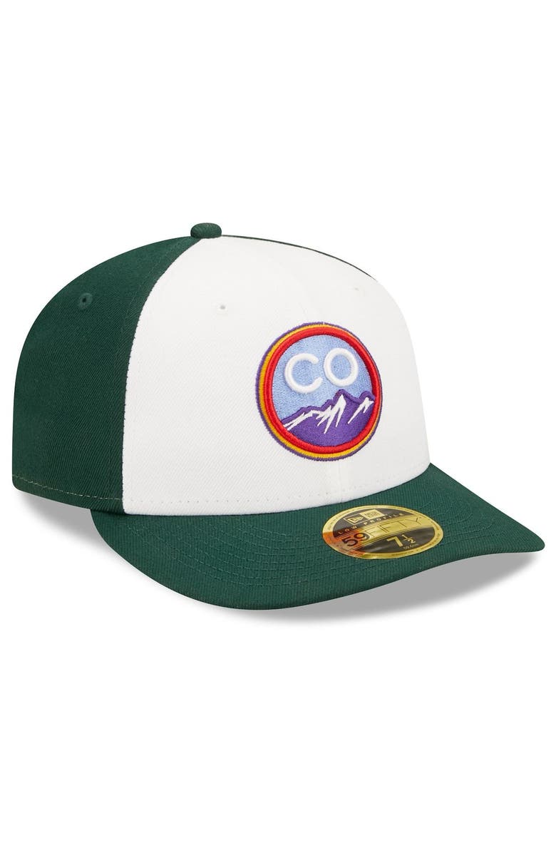 New Era Men's New Era Green Colorado Rockies 2022 City Connect Low Profile 59FIFTY Fitted Hat, Alternate, color, Green