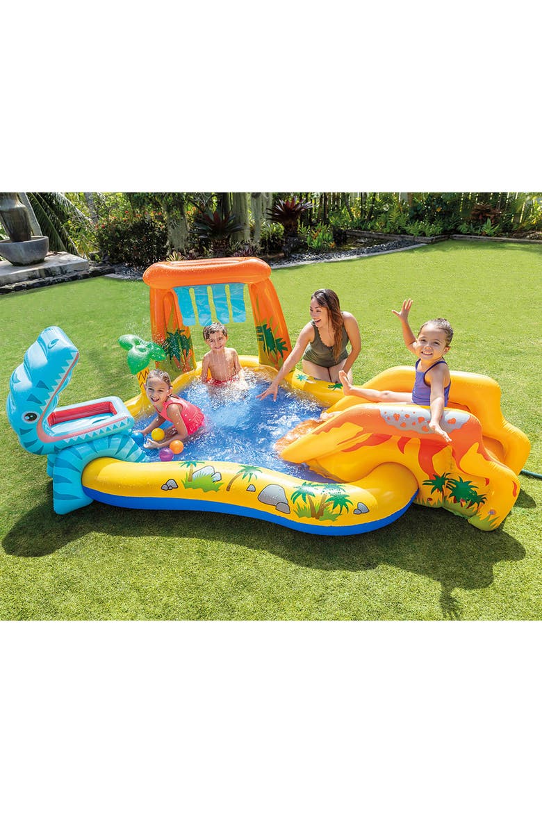 Dinosaur Inflatable Play Center, Alternate, color, Multicolored