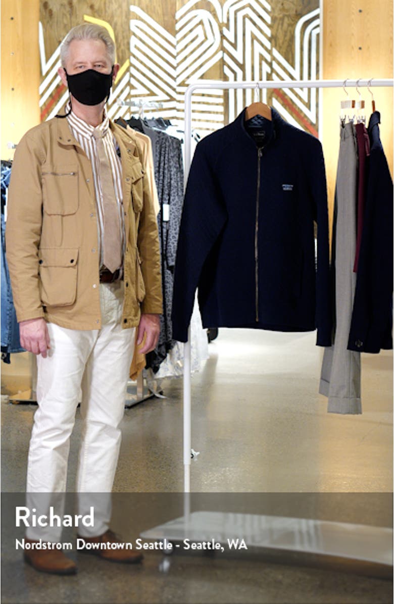 Quilted Sweatshirt Jacket, sales video thumbnail