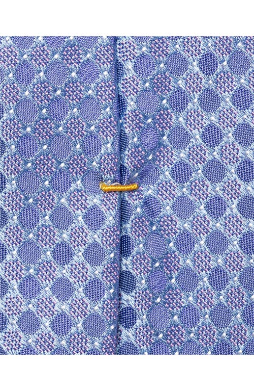Eton Neat Silk Tie In Medium Purple