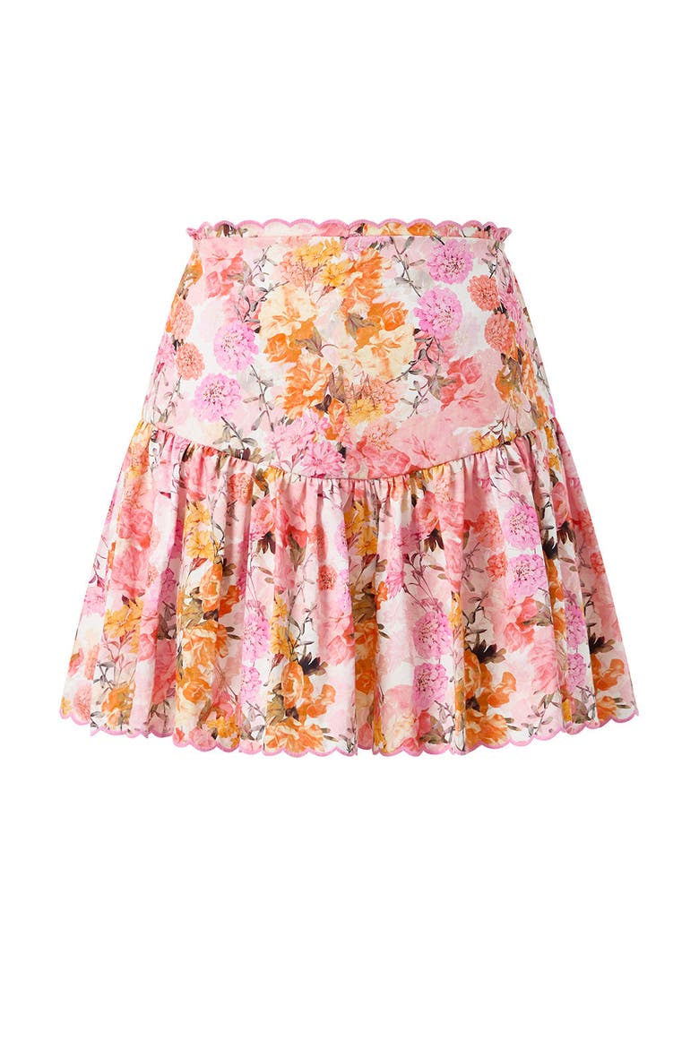 Alessia Cotton Mini Skirt, Main, color, Floral