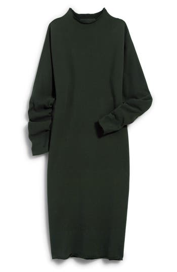 Frank & Eileen Isabelle Funnel Neck Long Sleeve A-line Dress